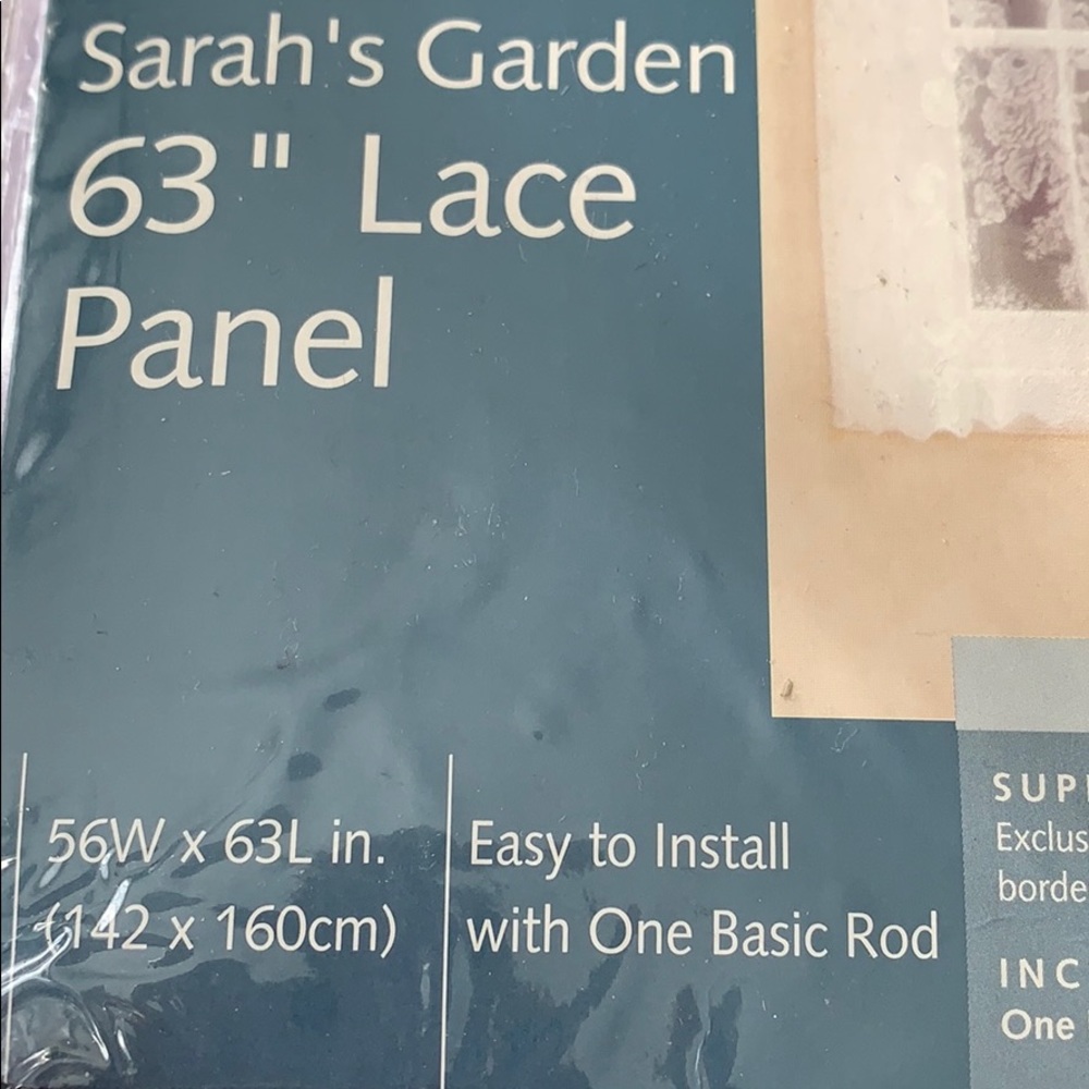 Sarah’s Garden Lace Window Curtain - Picture 4 of 6